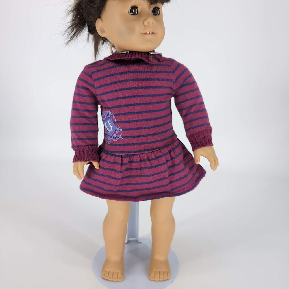 American Girl Doll Striped School Dress Innerstar U University Dress - 18" Dolls